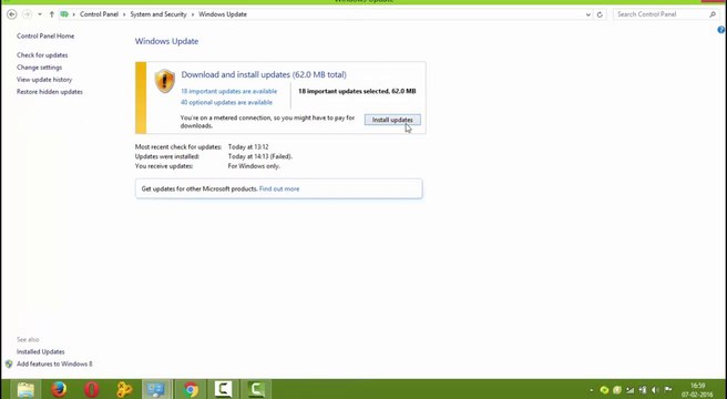 Solved all Windows update error on windows 10,8.1,8 and 7