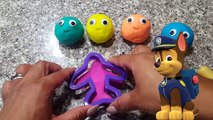 PAW PATROL: Learn Numbers Surprise Toy Play Doh Smiley Face STARS - Best Learning Videos f