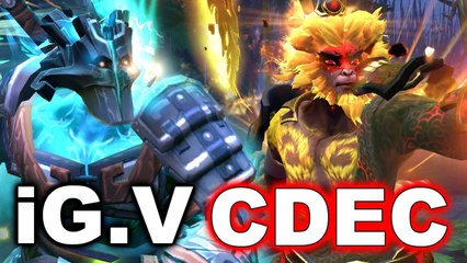 iG.V vs CDEC - First Monkey King + Jugg ARCANA Pro Game - 7.03 DOTA 2