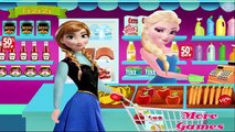 Elsa Congelados y Niños de la Tienda de Comestibles Reto ❤ Barbie Supermercado de Alimentos de Salud Batalla DisneyC