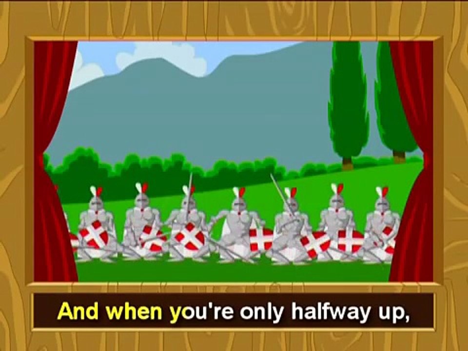 The grand old Duke of York - Nursery Rhyme