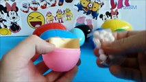 SURPRISE EGGS OPENING ! Hello Kitty Minions Spongebob Donald Dora the Explorer Mickey Minnie Mouse