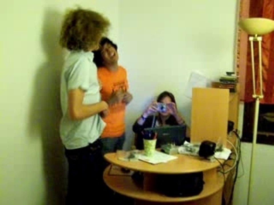 Vincent et Olivier sur les minikeums .