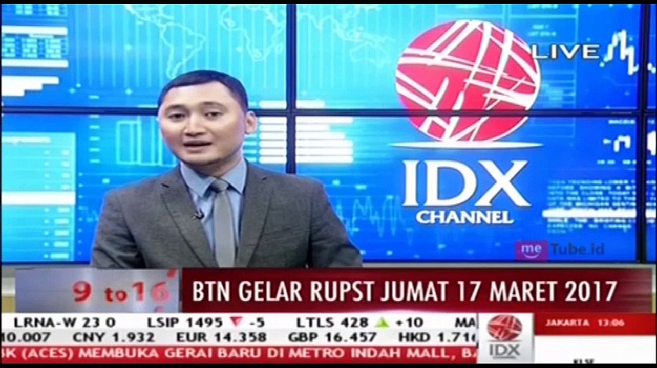 BTN Gelar RUPST Jumat 17 Maret 2017