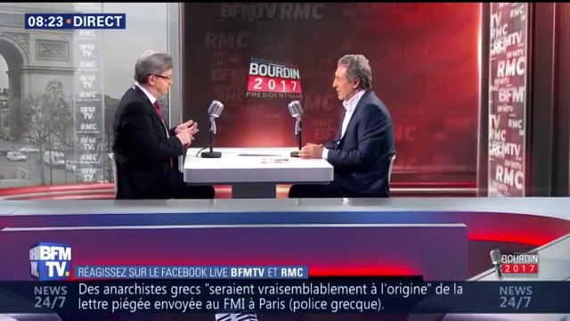 Jean-Luc Mélenchon: Monsieur Fillon est un candidat étrange