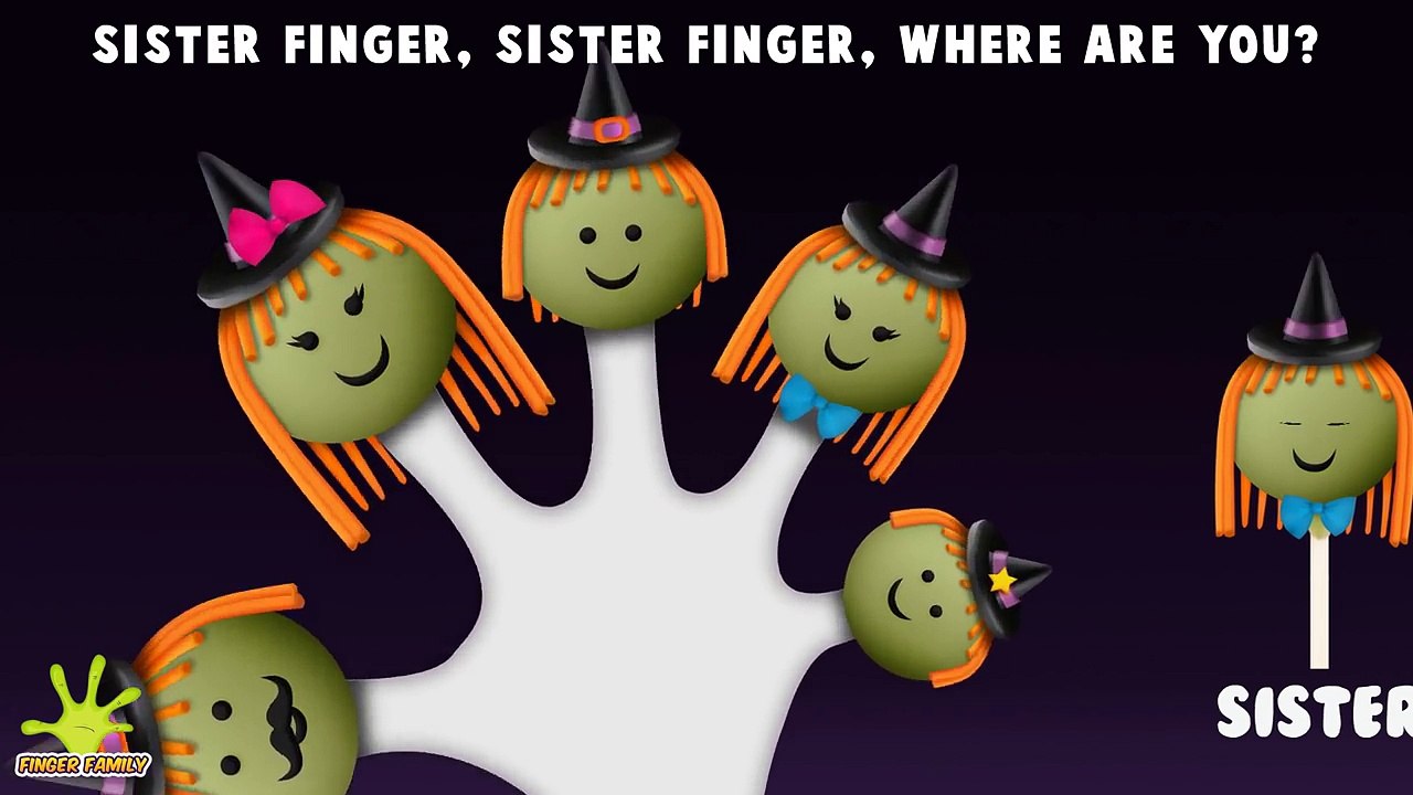 Halloween Finger Family Cake Pop Family Nursery Rhyme | Cake Pop Finger Family Songs