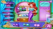 NEW Игры для детей—Disney Принцесса Ариэль Загар в солярии—мультик для девочек
