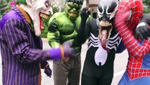 Venom Drop Baby Spiderman into Lake Shark Attack!! Superheroes Fun Joker Hulk Children Act