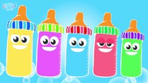 Play-Doh Surprise Baby Milk Bottles!! Superhero Finger Family Nursery Rhymes For Kids Lear