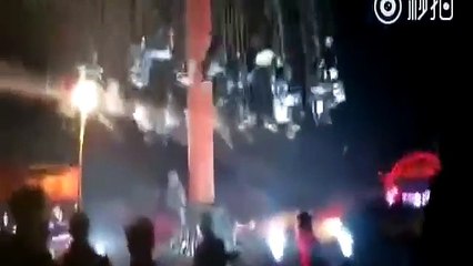 En Chine un manège de chaises volantes s’écroule et fait 9 blessés