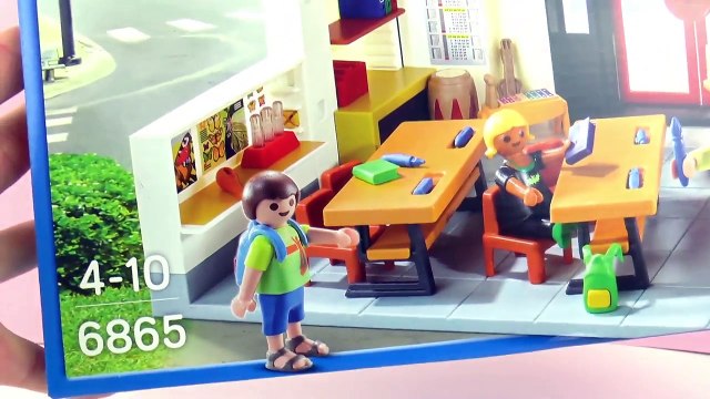 Строить здание здание город класс жизнь Школа распаковка PLAYMOBIL 6865