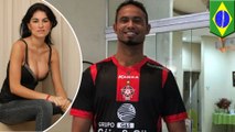 Murderer: Brazilian goalkeeper jailed for feeding mistress to dogs signs with a new team