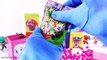 Disney Princess Frozen DIY Cubeez Play-Doh Surprise Eggs Dippin Dots Candy Jelly Beans Lea