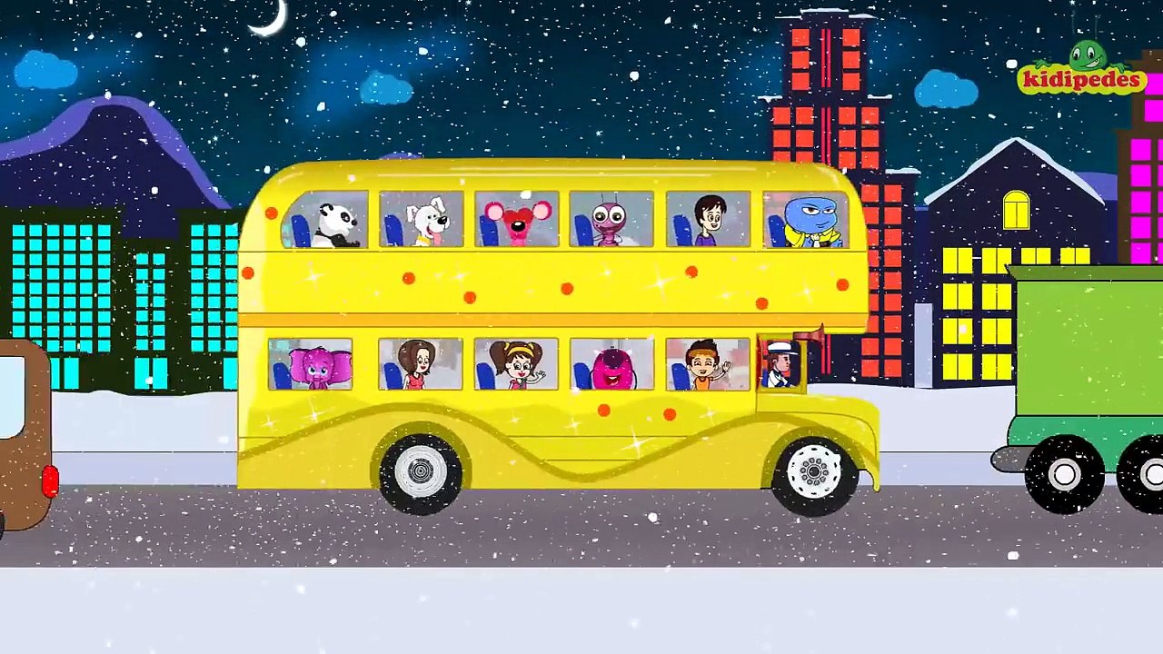Wheels On The Bus Childrens Nursery Rhymes- Kids & Baby Songs
