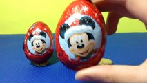 Mickey Mouse Surprise Eggs & Kinder Surprise Eggs Unboxing-8kNCh6dxGGI