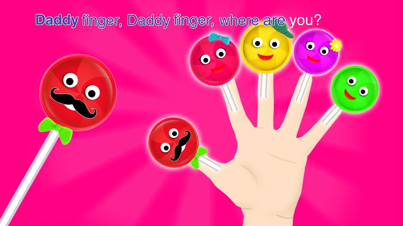 Конфеты Папа Семья палец леденец питомник рифма Песня звезда звезда