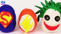 Tayo Bus Garage Superhero Surprise Eggs & Pig Play-Doh Learn Colors Finger Family Nursery