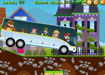 Mario Bus: Super Mario - Games for Kids HD