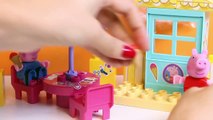 Halloween Peppa Pig Ice Cream Parlor Building Toys Play Doh Ice Cream DIY La Heladería de