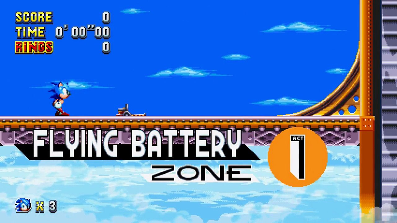 Sonic Mania - Flying Battery Zone