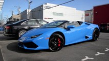 Lamborghini Huracan LP610-4 Spyder in Blu Cepheus