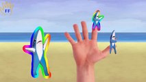 Finger Family Shark VS Snake - Funny cartoon Animals Nursery Rhymes For Children And Babie