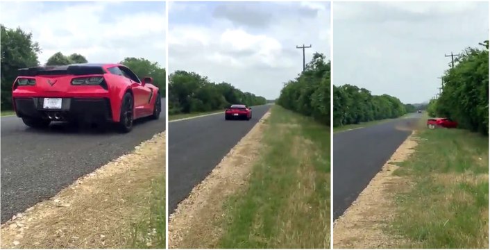 Il s'achète une Corvette toute neuve et la détruit en moins de 24 heures!