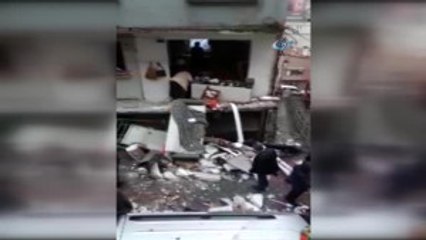 Tüp Patlamasının Ardından Yaşanan Korku Dolu Anlar Kamerada