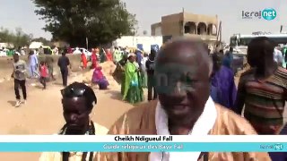 Cheikh ndigueul fall a tivaoune pour prier sur la tombe de Serigne Cheikh