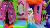 DisneyCarToys Frozen Elsa & Polly Pocket Kids Toys Disney Princess Magic Clip Dolls Dress