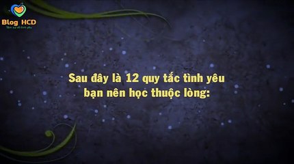 The rules in love you should memorize