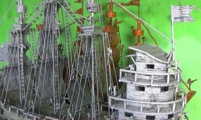 Mantan Warga Binaan Membuat Karya dari Limbah Koran