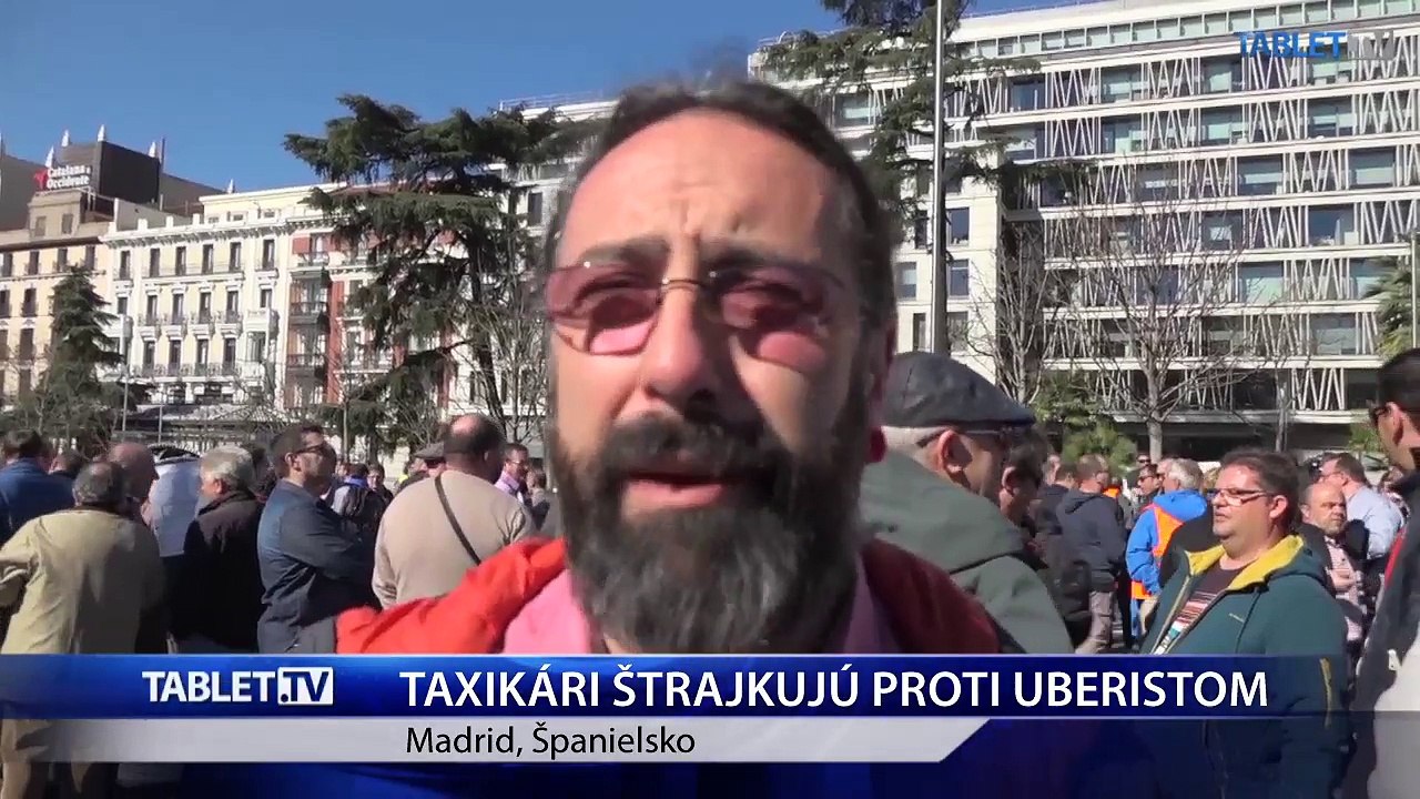 Taxikári štrajkovali proti Uberistom