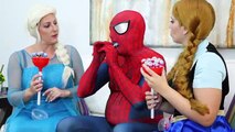 Spiderman vs Joker vs Frozen Elsa GELLI BAFF TOY CHALLENGE Superhero Fun in Real Life IRL