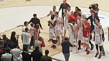 Delije - slavlje sa igracima u Milanu! 16.03.2017.