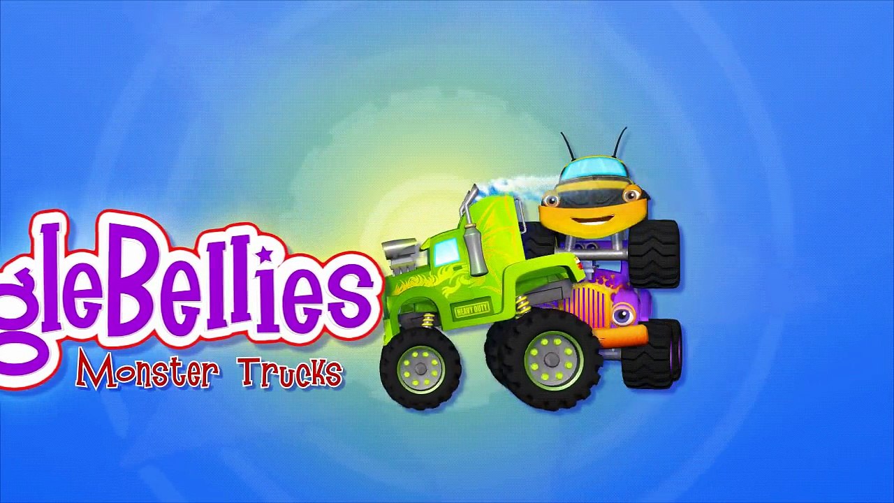 Alphabet Rhyme + More Monster Truck Episodes | 1 Hour | GiggleBellies