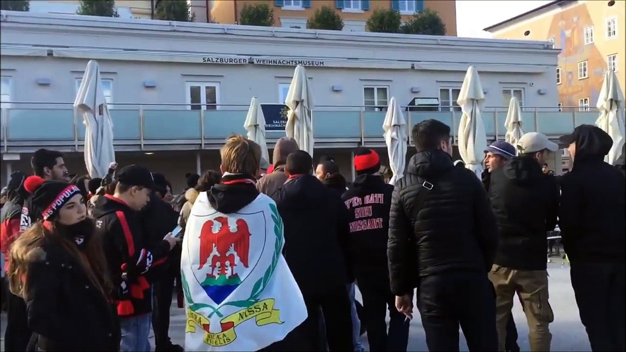 C3 Salzburg - Nice fans street and away sector