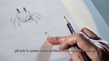 La Tartaruga Rossa | M. Dudok De Wit spiega come disegnare i granchi