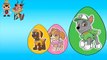 New Chase Paw Patrol Marshall Rubble Rocky Surprise Eggs | Teaching Sizes From Smallest To