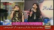 Sanam Baloch Singing For the First Time in Her Morning Show