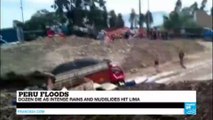 Peru: Dozen die as intense rains and muslides hit Lima