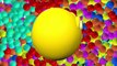 Мяч яма палец Семья для Дети Кому Узнайте цвета сюрприз Яйца питомник рифмы цвета
