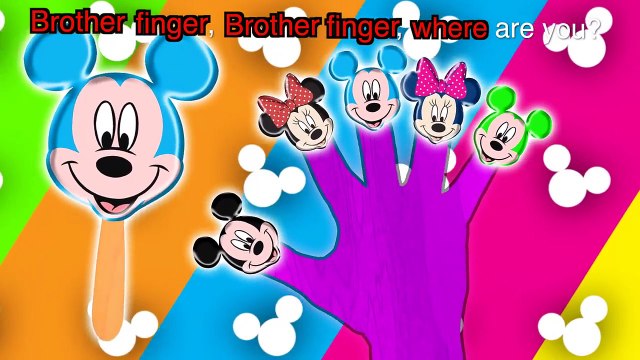 Mickey Mouse Baby Ice Cream Finger Family / Nursery Rhymes and More Lyrics