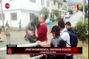 Download Video: Huaicos e inundaciones continúan azotando diversas zonas del país