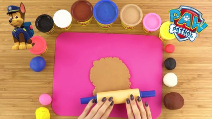 How To Make Chase from Paw Patrol from Play Doh  Puppy Videos Set Egg Island _  Crafty Kids-oB_j-noHyt4