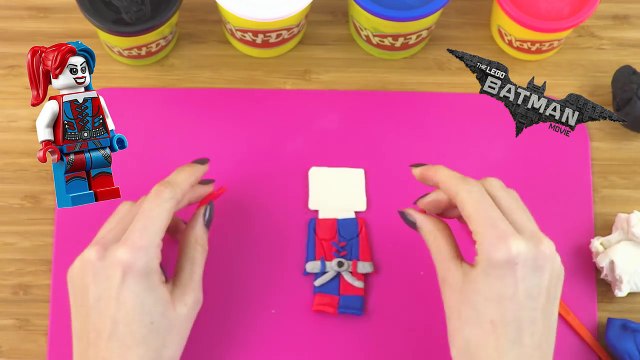 How To Make Lego Harley Quinn from Play Doh! The Lego Batman Movie Play-Doh Craft _ Crafty Kids-G5oSNXpT7zc