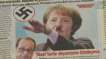 Ce journal turc a osé publier un photomontage d'Angela Merkel en Hitler
