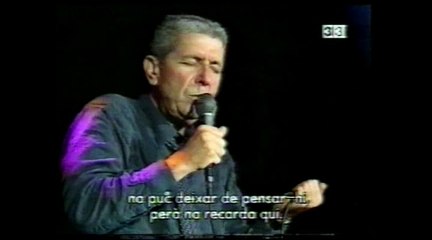 I can't forget - Leonard Cohen