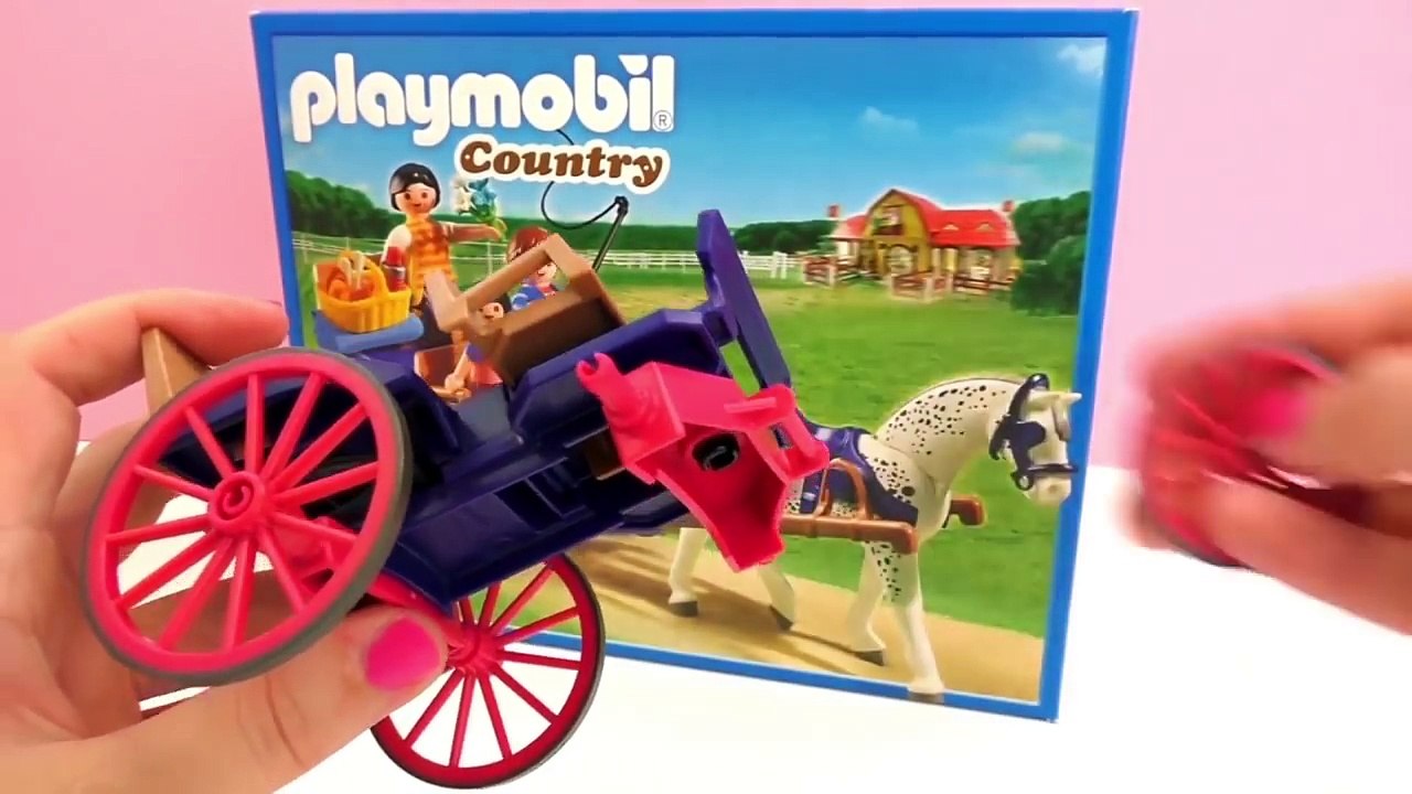 Playmobil 摩比游戏 5226 田园生活 田园 小 马车 欢乐郊游 小电影