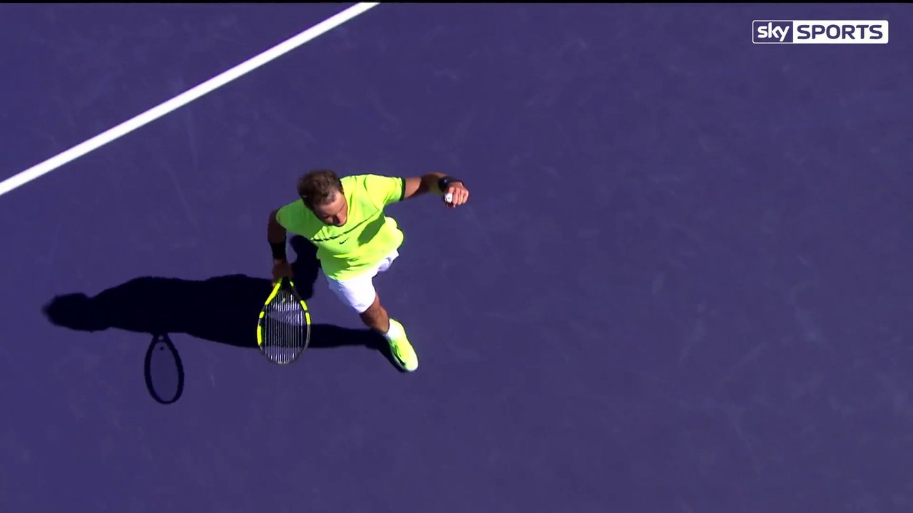 IW'17 R3 Rafael Nadal v Fernando Verdasco / Highlights